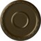 Ekena Millwork Medea Ceiling Medallion (Fits Canopies up to 5 1/2"), Hand-Painted Brass, 16 1/2"OD x 1 1/2"P CM16MDBRS - alternate 1